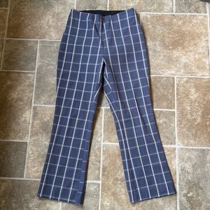 Plaid knit pants. Size 4. New with a tag